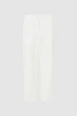 Front product shot of the Oroton Arlo Carpenter Chino in Antique White and 100% Cotton for Women