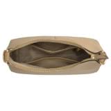 Internal product shot of the Oroton Zoey Hobo in Mushroom and Pebble leather for Women