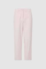 Front product shot of the Oroton Arlo Carpenter Chino in Palest Pink and 100% Cotton for Women